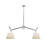 BVH Modern Tolomeo Basculante Sospensione due bracci pergamena  Pendant  michele de lucchi Design