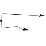 Two-Arm Wall Sconce Serge Mouille France Design