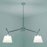 BVH Modern Tolomeo Basculante Sospensione due bracci pergamena  Pendant  michele de lucchi Design