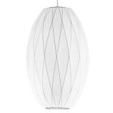 Bubble Lamp Cigar Crisscross Pendant Big george nelson Design