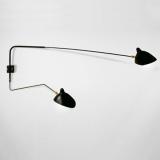 Two-Arm Wall Sconce Serge Mouille France Design
