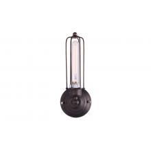 Edison Caged Sconce Black