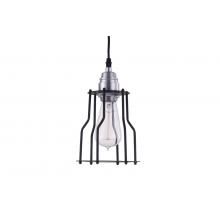 Cage Filament Pendant Black