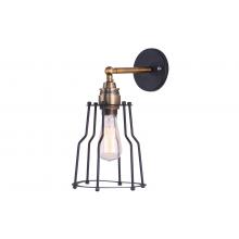 Industrial Filament Sconce Bla...