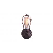 Marconi Small Cage Single Sconce Black