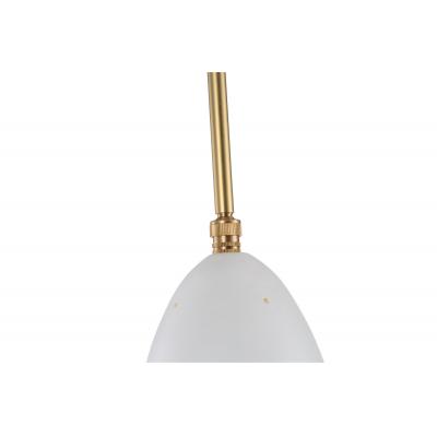 Grashopper pendant lamp Greta M. Grossman Design 8264S-White