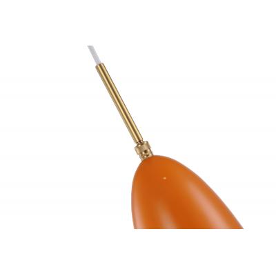 Grashopper pendant lamp Greta M. Grossman Design 8264S-Orange