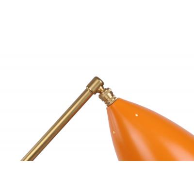 Grashopper Table Lamp Greta M. Grossman Design 8264T-Orange