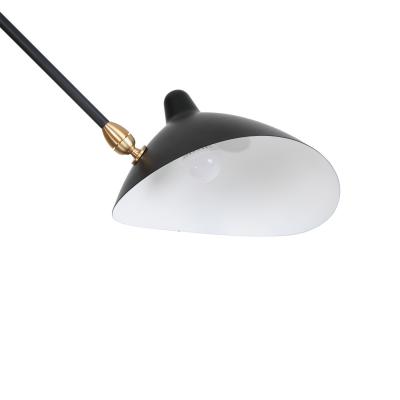 Three-Arm Ceiling Lamp Serge Mouille France Design