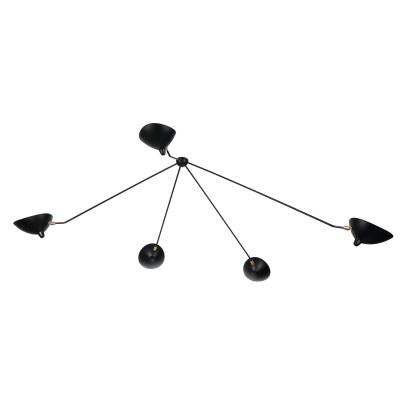 Five-Arm Ceiling Lamp Serge Mo...