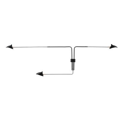 Three-Arm Wall Sconce Serge Mo...