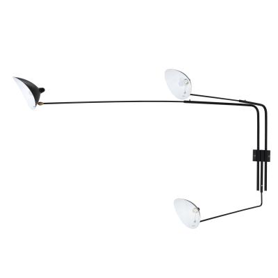 Three-Arm Wall Sconce Serge Mouille France Design