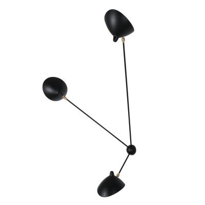 Three-Arm Wall Sconce Serge Mo...