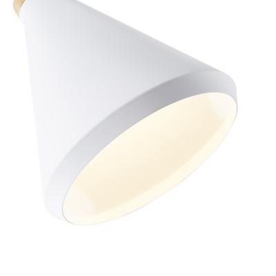 Aluminum wood Pendant Light A white-8426s