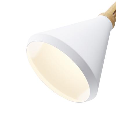 Aluminum wood Pendant Light A white-8426s