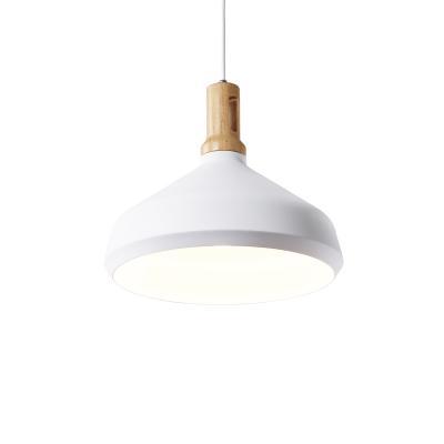 Aluminum wood Pendant Light B white-8427s