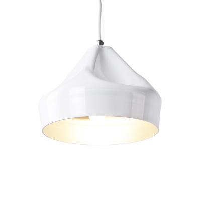 Xavier Lust Pleat Box  Pendant Light -white-8429s
