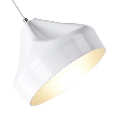 Xavier Lust Pleat Box  Pendant Light -white-8429s