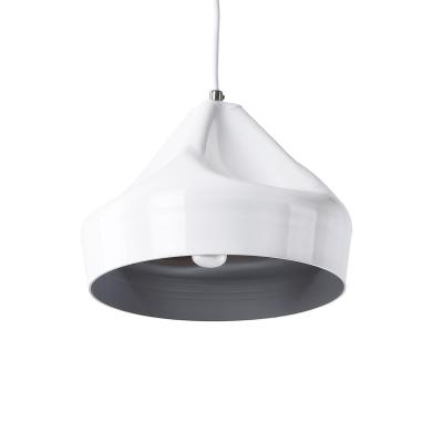Xavier Lust Pleat Box  Pendant Light -white-8429s