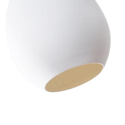Aluminum egg Pendant Light-White-8437S