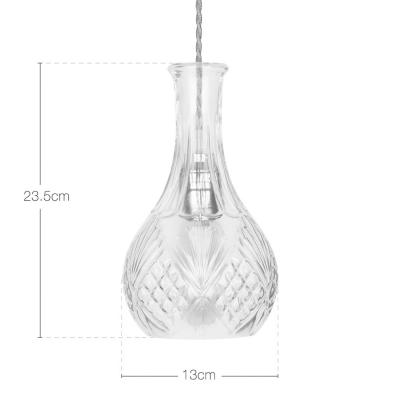 Decanter Lights Brandy Decanter Hanging Light - Clear-8602S