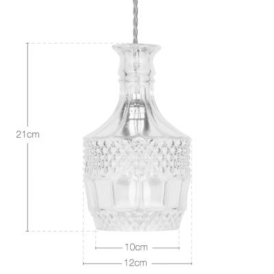 Decanter Lights Brandy Decanter Hanging Light - Clear-8603S