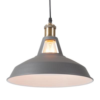 Bushwick Metal Pendant Light - Grey-8605S-GY