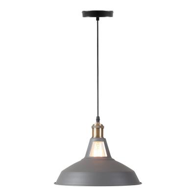 Bushwick Metal Pendant Light - Grey-8605S-GY