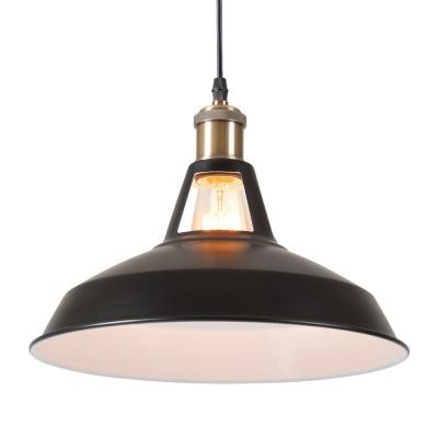 Bushwick Industrial Pendant Light - Black-8605S-BK