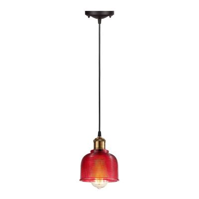 Tulip Glass Pendant Light - Hot Pink-8606S-PK