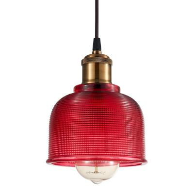 Tulip Glass Pendant Light - Hot Pink-8606S-PK