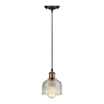  Tulip Glass Pendant Lamp - Orange/White-8606S-OE