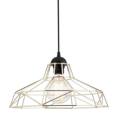 Edison Industrial Harlow Cage Light - Chrome-8618S