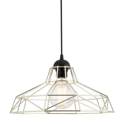 Edison Industrial Harlow Cage Light - Chrome-8618S