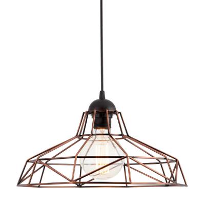 Edison Industrial Harlow Cage Light - Chrome-8618S