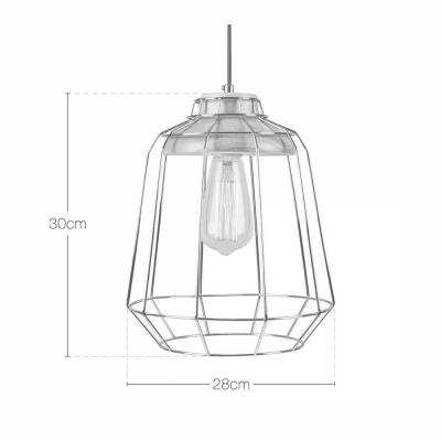 Scandi Tall Cage Light-8623S