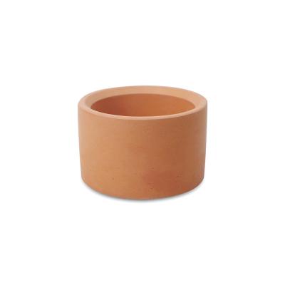 Cement flower pot round H-07