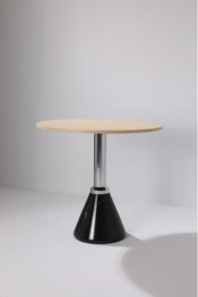 Round Coffee Table In Log Style