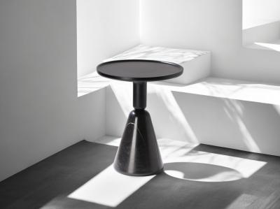 Round Coffee Table In Cream Style