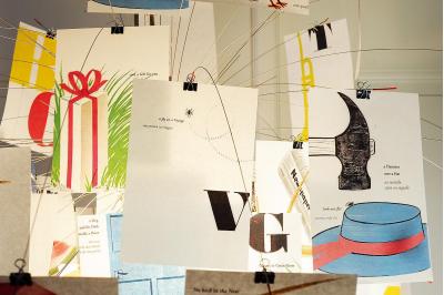 Photographic Paper Ceiling Lamp