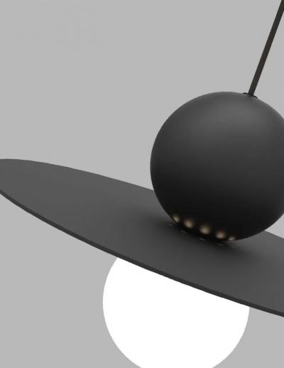 Glass Rope Cord Pendant Light