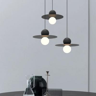 Glass Rope Cord Pendant Light