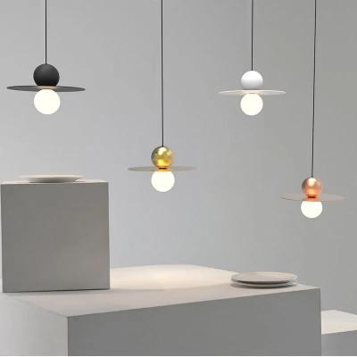 Glass Rope Cord Pendant Light