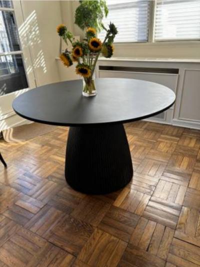 Slatted Magnesium Oxide Coffee Table